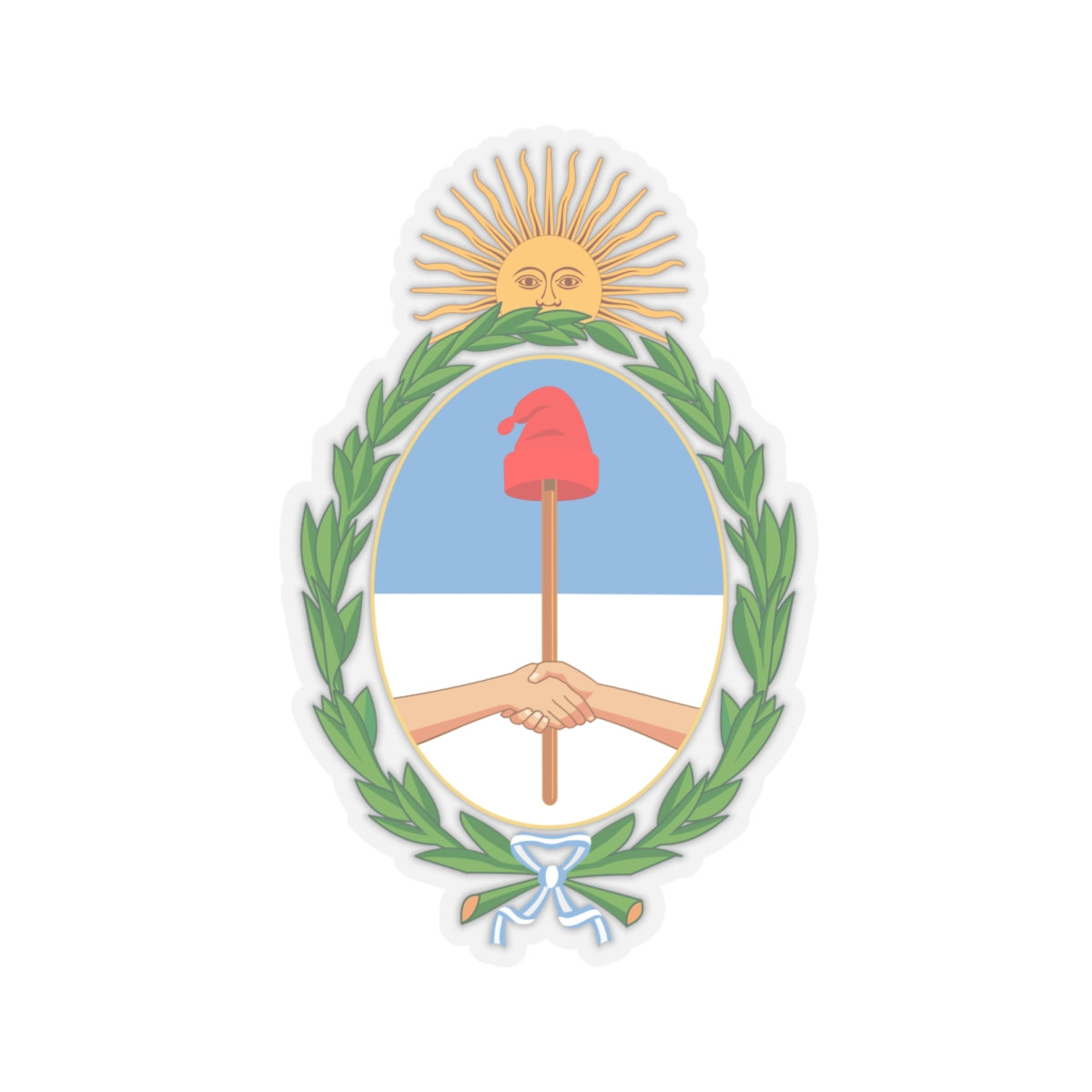 Coat of Arms Coat of arms of Argentina Argentina - STICKER Vinyl Kiss-Cut Decal