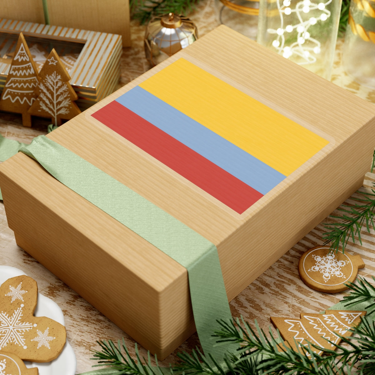 Flag of Venezuela with no coat of arms 1811-1836 (Colombia) STICKER Vinyl Kiss-Cut Decal