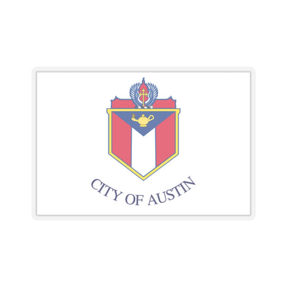 Flag of Austin, Texas - STICKER Vinyl Kiss-Cut Decal