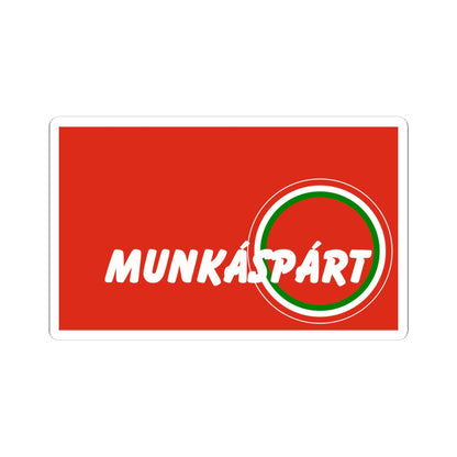 Flag of the Hungarian Communist Workers Party (Hungary) STICKER Vinyl Kiss-Cut Decal