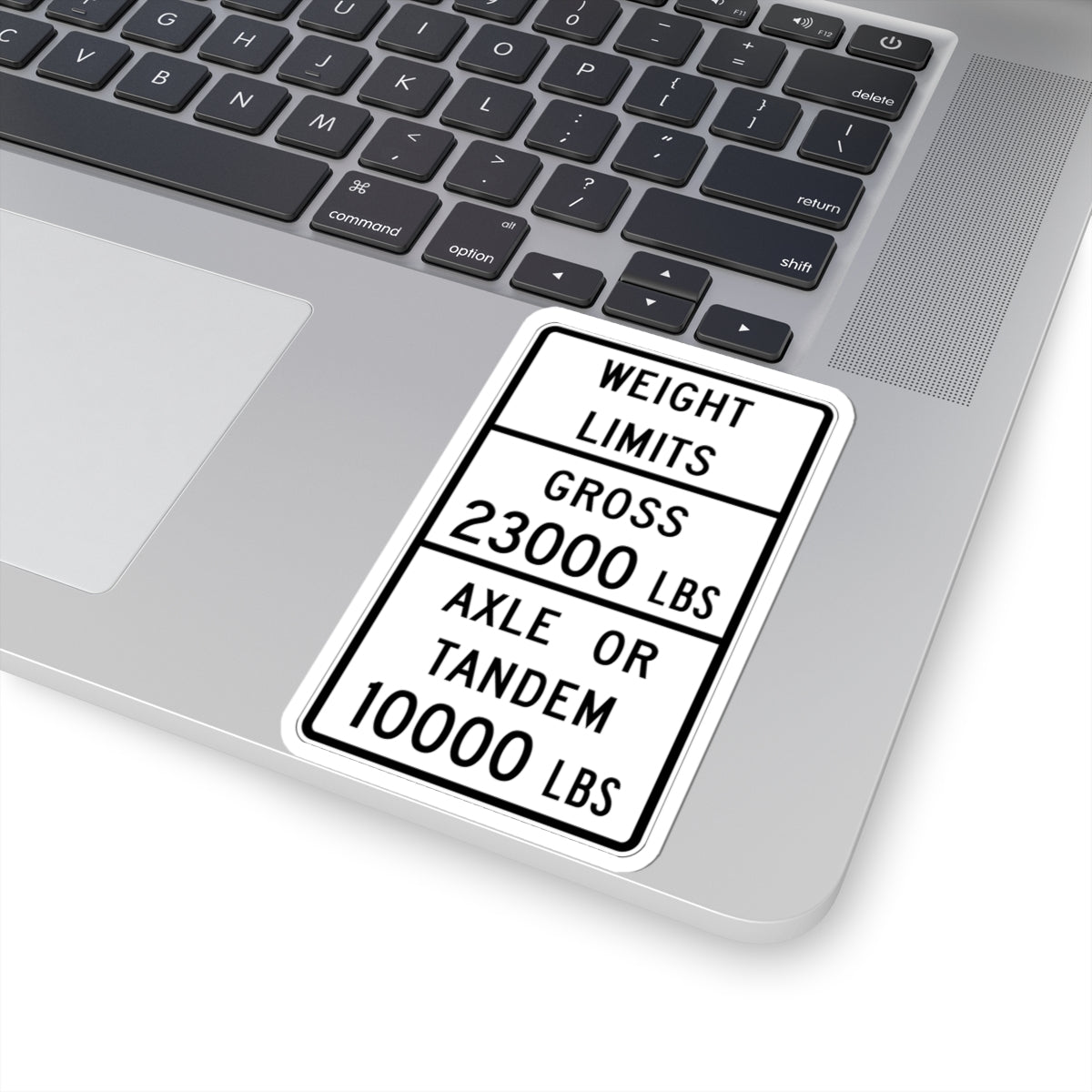 Texas MUTCD R12-4bT template (Texas) (Road Sign) STICKER Vinyl Kiss-Cut Decal