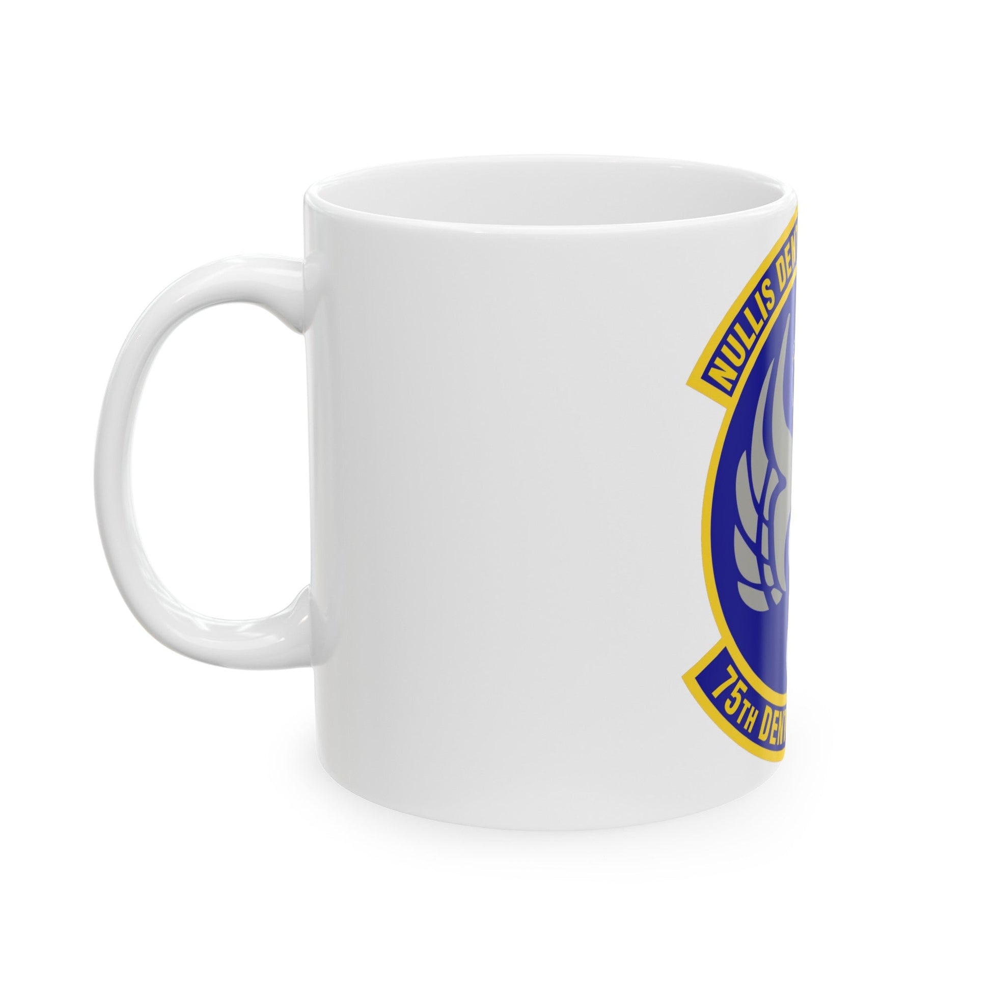 75th Dental Squadron (U.S. Air Force) White Coffee Mug-The Sticker Space
