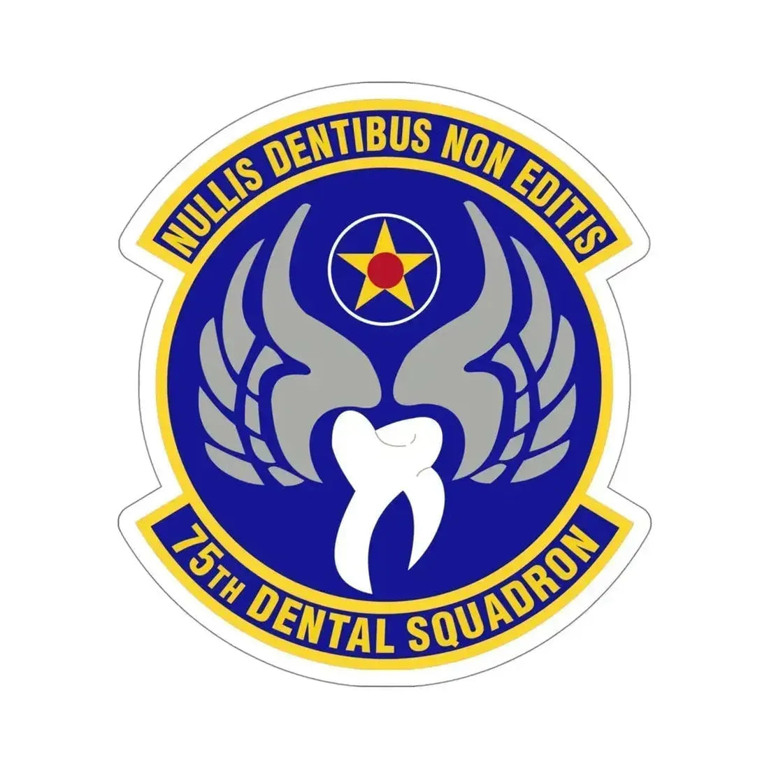 75th Dental Squadron (U.S. Air Force) STICKER Vinyl Die-Cut Decal 5 Inch - The Sticker Space