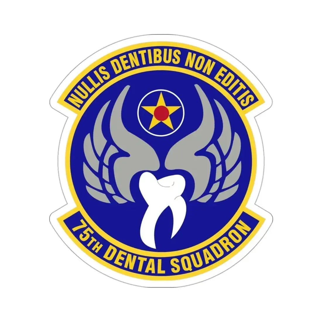 75th Dental Squadron (U.S. Air Force) STICKER Vinyl Die-Cut Decal - The Sticker Space