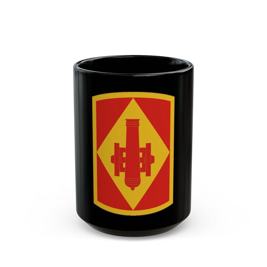 75th Field Artillery Brigade (U.S. Army) Black Coffee Mug-15oz-The Sticker Space