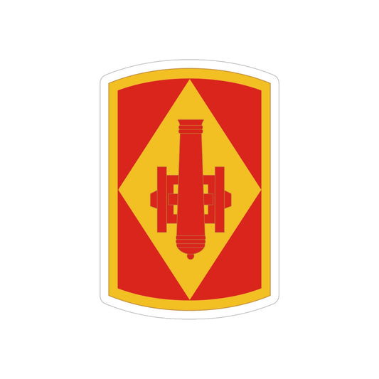 75th Field Artillery Brigade (U.S. Army) REVERSE PRINT Transparent STICKER-6 Inch-The Sticker Space