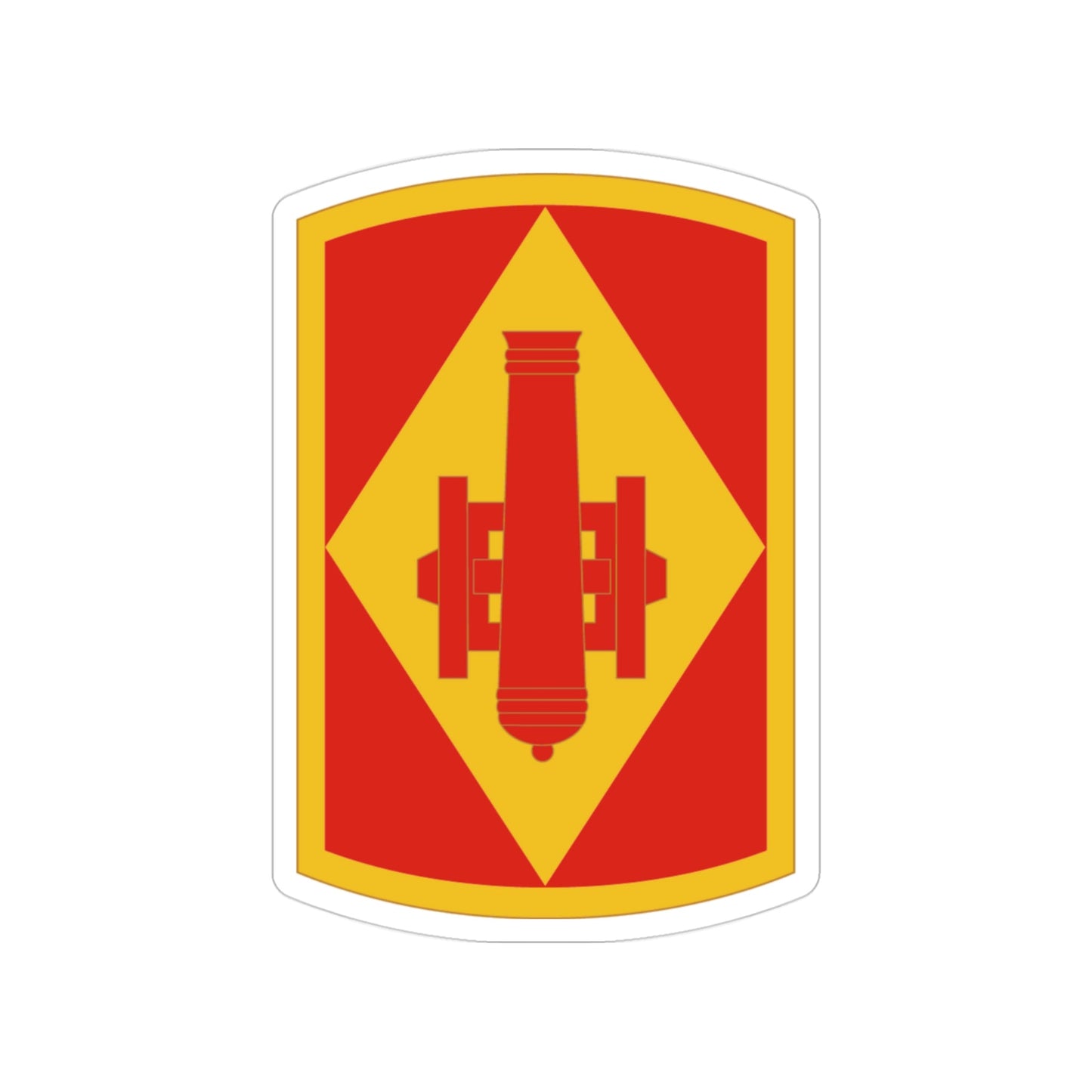 75th Field Artillery Brigade (U.S. Army) Transparent STICKER Die-Cut Vinyl Decal-3 Inch-The Sticker Space