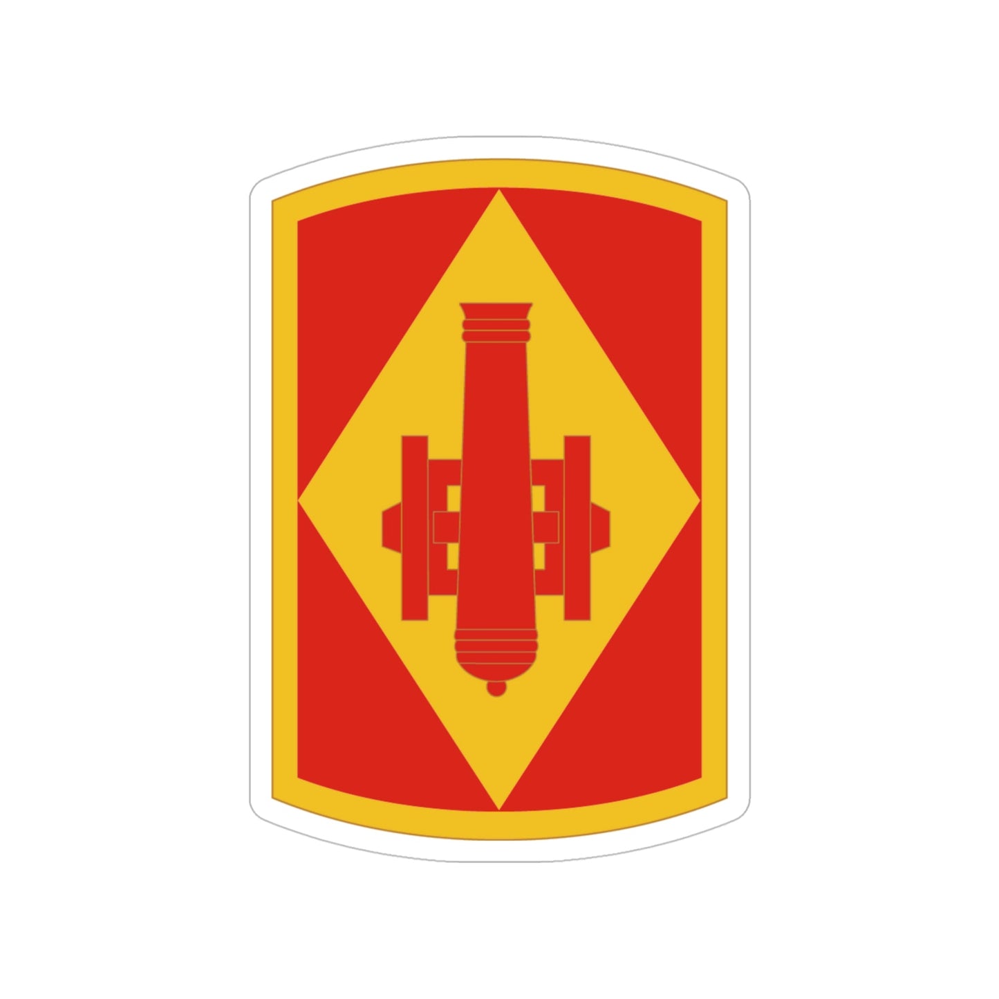 75th Field Artillery Brigade (U.S. Army) Transparent STICKER Die-Cut Vinyl Decal-5 Inch-The Sticker Space