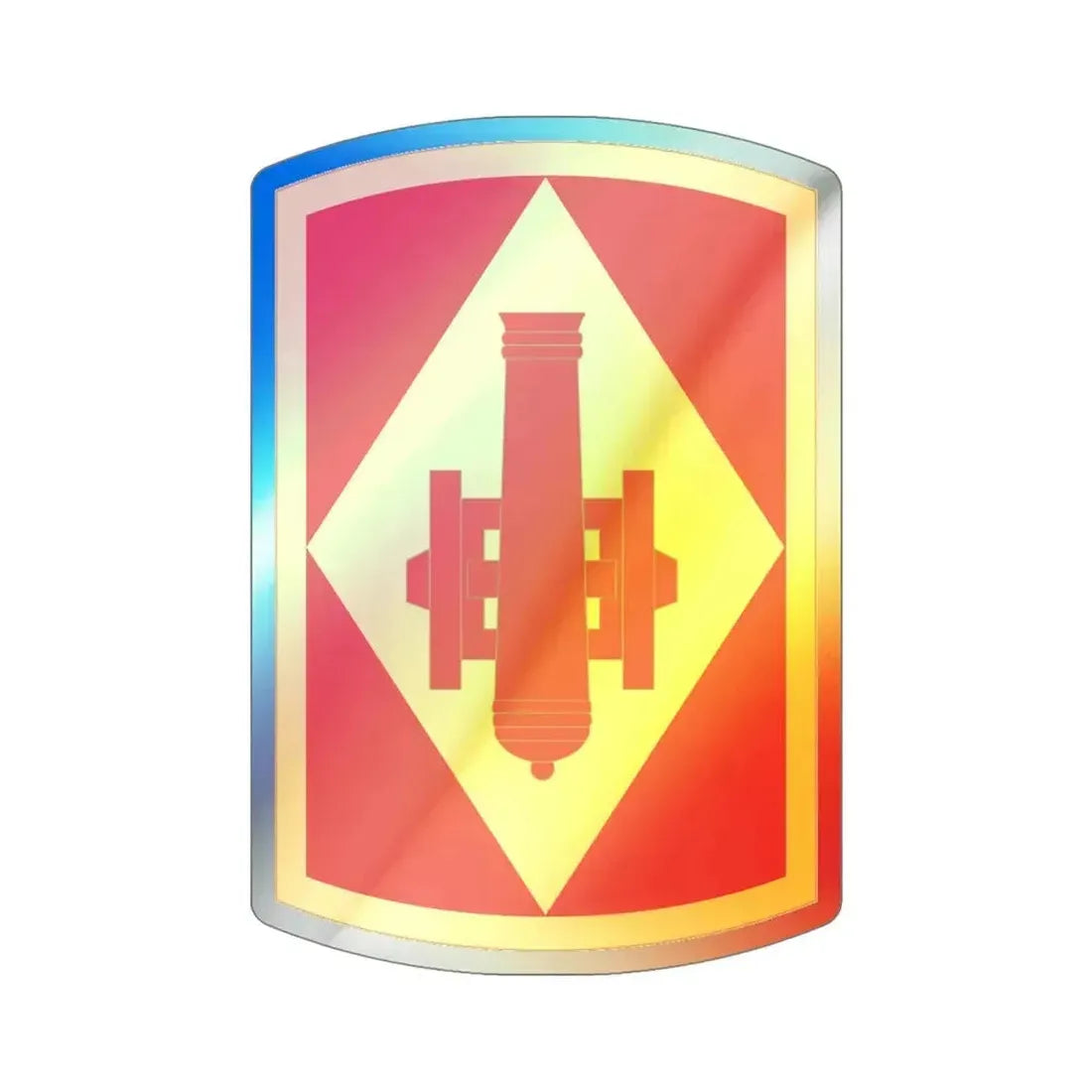 75th Field Artillery Brigade (U.S. Army) Holographic STICKER Die-Cut Vinyl Decal 5 Inch Holographic - The Sticker Space