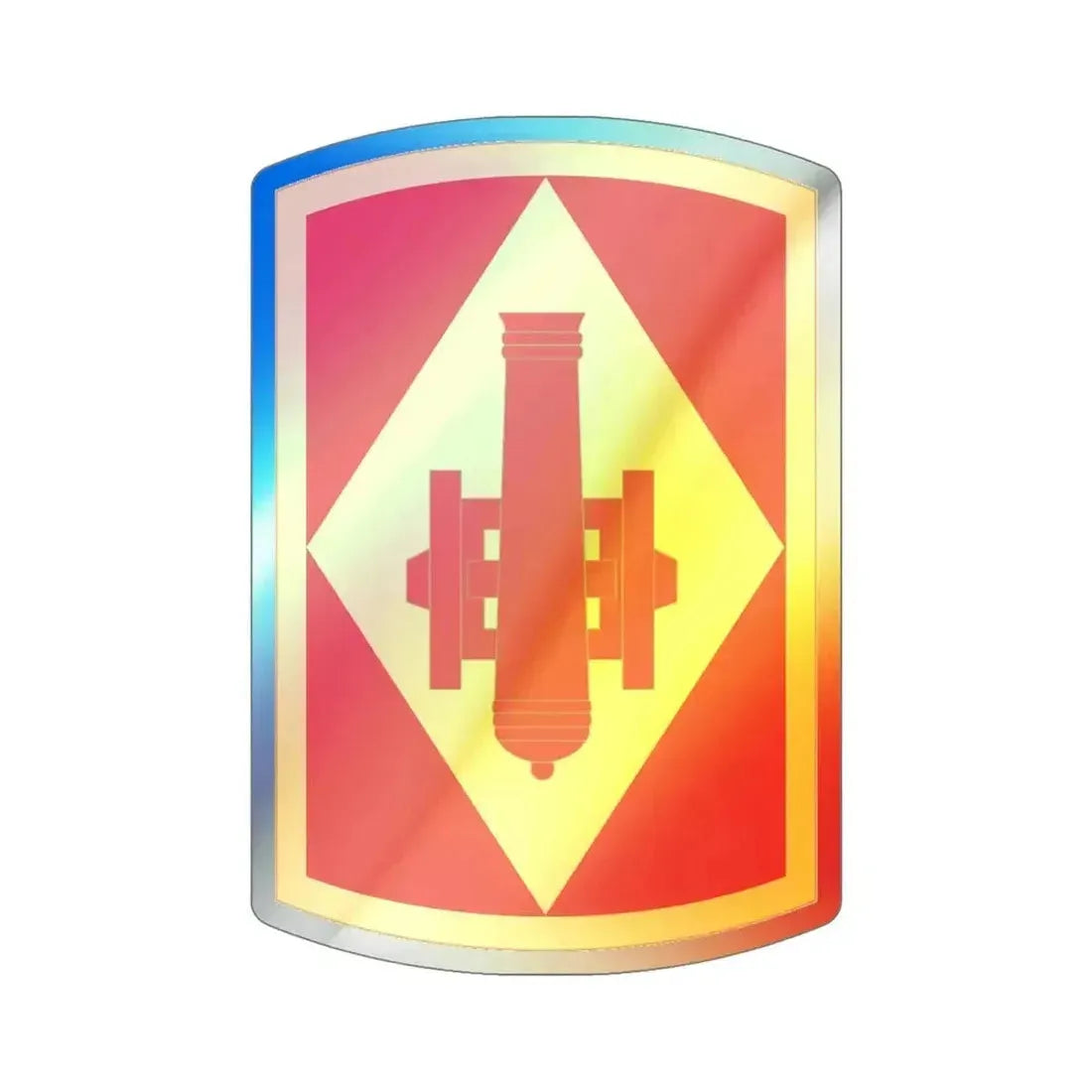 75th Field Artillery Brigade (U.S. Army) Holographic STICKER Die-Cut Vinyl Decal 6 Inch Holographic - The Sticker Space