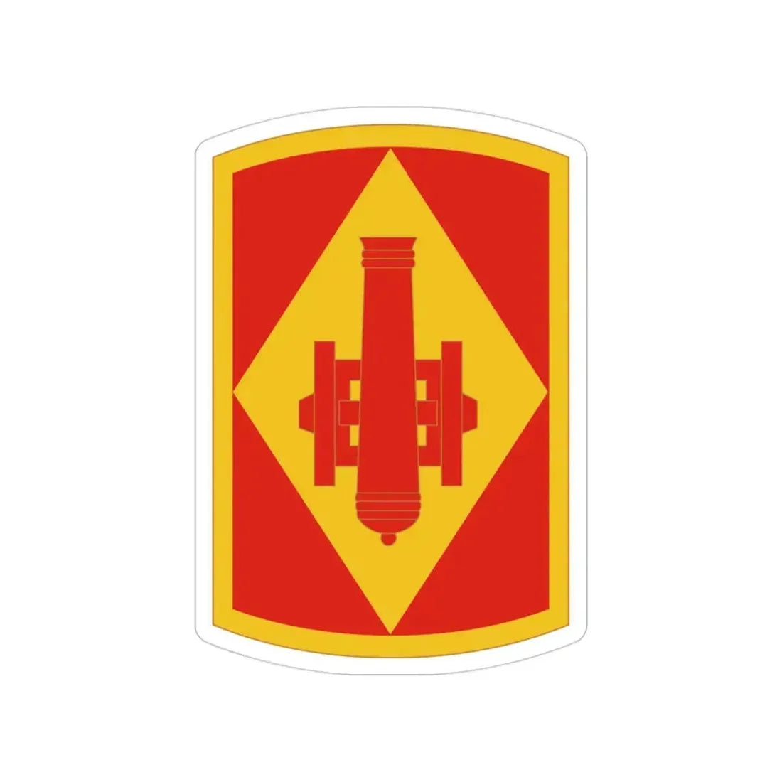 75th Field Artillery Brigade (U.S. Army) Transparent STICKER Die-Cut Vinyl Decal 3 Inch - The Sticker Space
