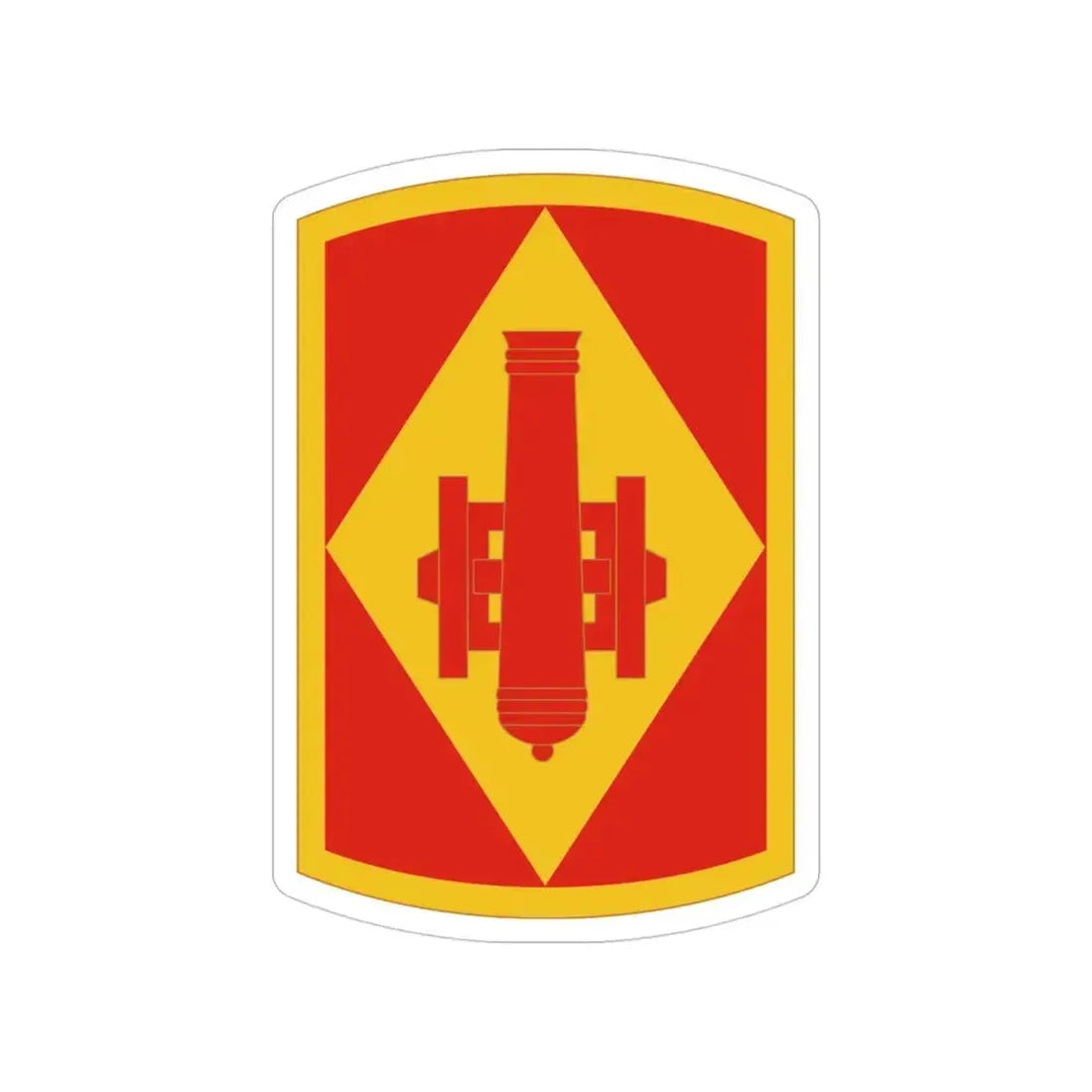 75th Field Artillery Brigade (U.S. Army) Transparent STICKER Die-Cut Vinyl Decal 4 Inch - The Sticker Space