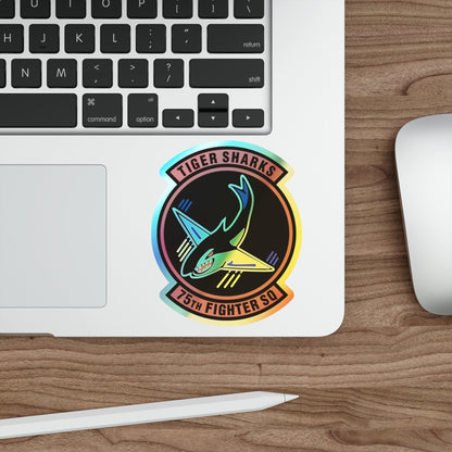 75th Fighter Squadron (U.S. Air Force) Holographic STICKER Die-Cut Vinyl Decal-The Sticker Space