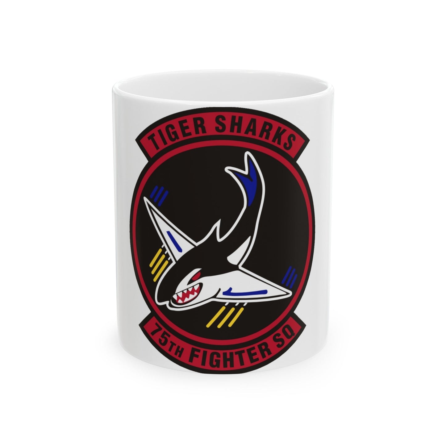 75th Fighter Squadron (U.S. Air Force) White Coffee Mug-11oz-The Sticker Space