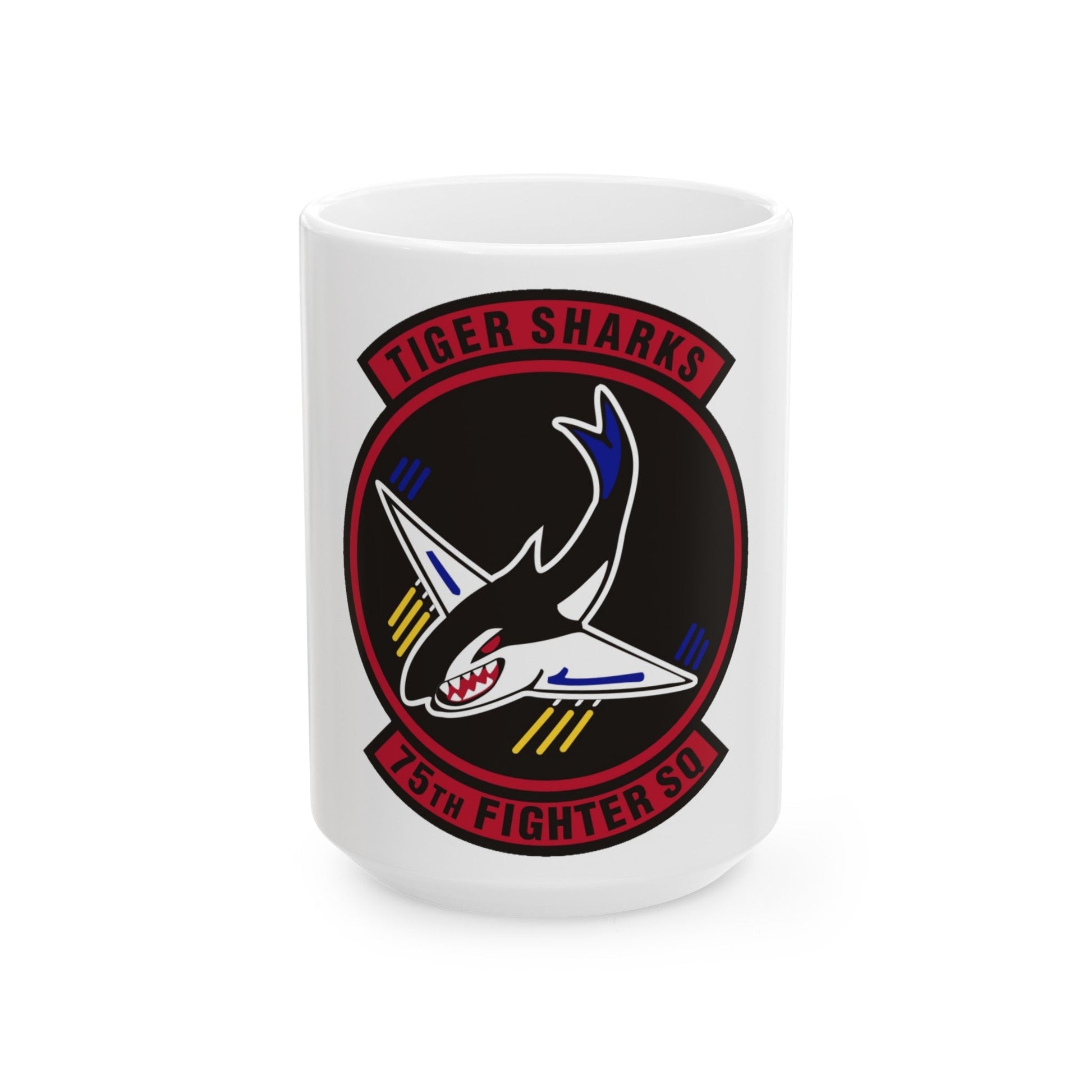 75th Fighter Squadron (U.S. Air Force) White Coffee Mug-15oz-The Sticker Space