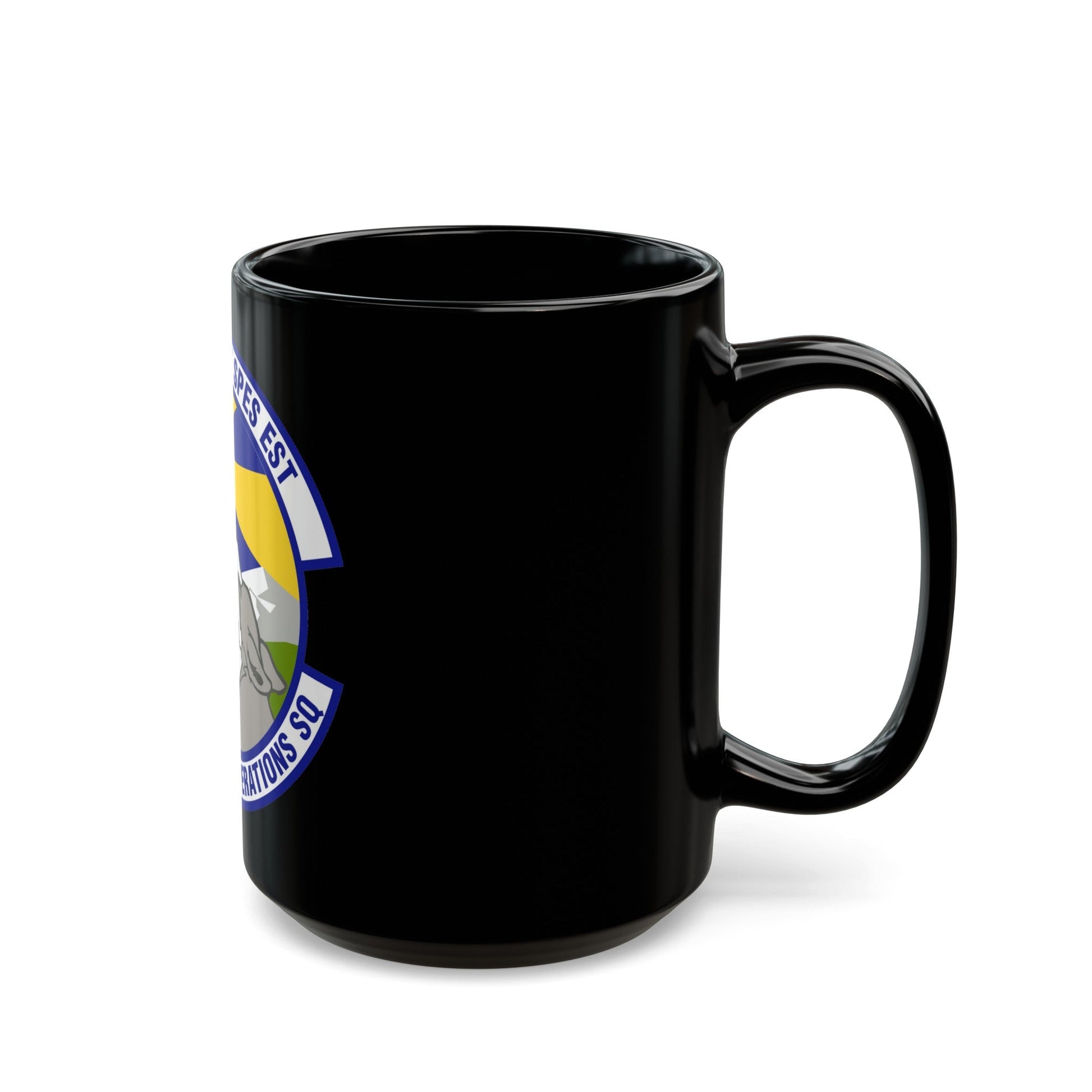 75th Medical Operations Squadron (U.S. Air Force) Black Coffee Mug-The Sticker Space