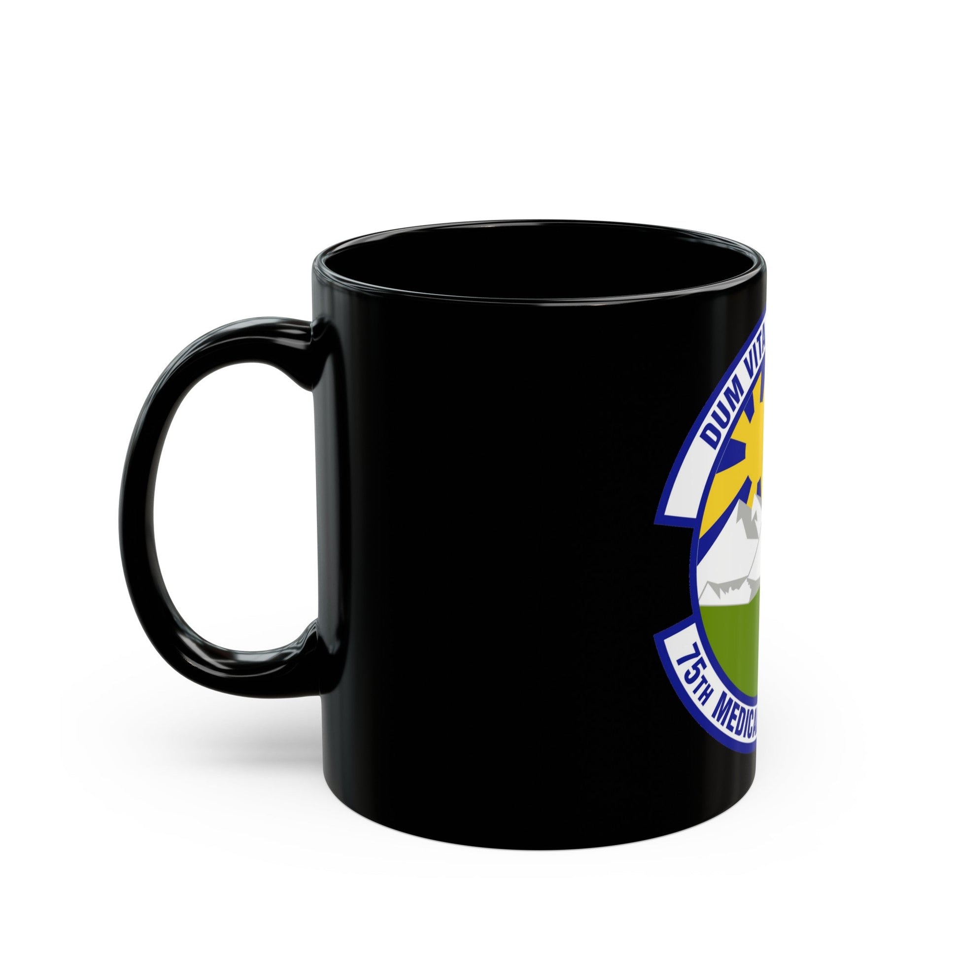 75th Medical Operations Squadron (U.S. Air Force) Black Coffee Mug-The Sticker Space