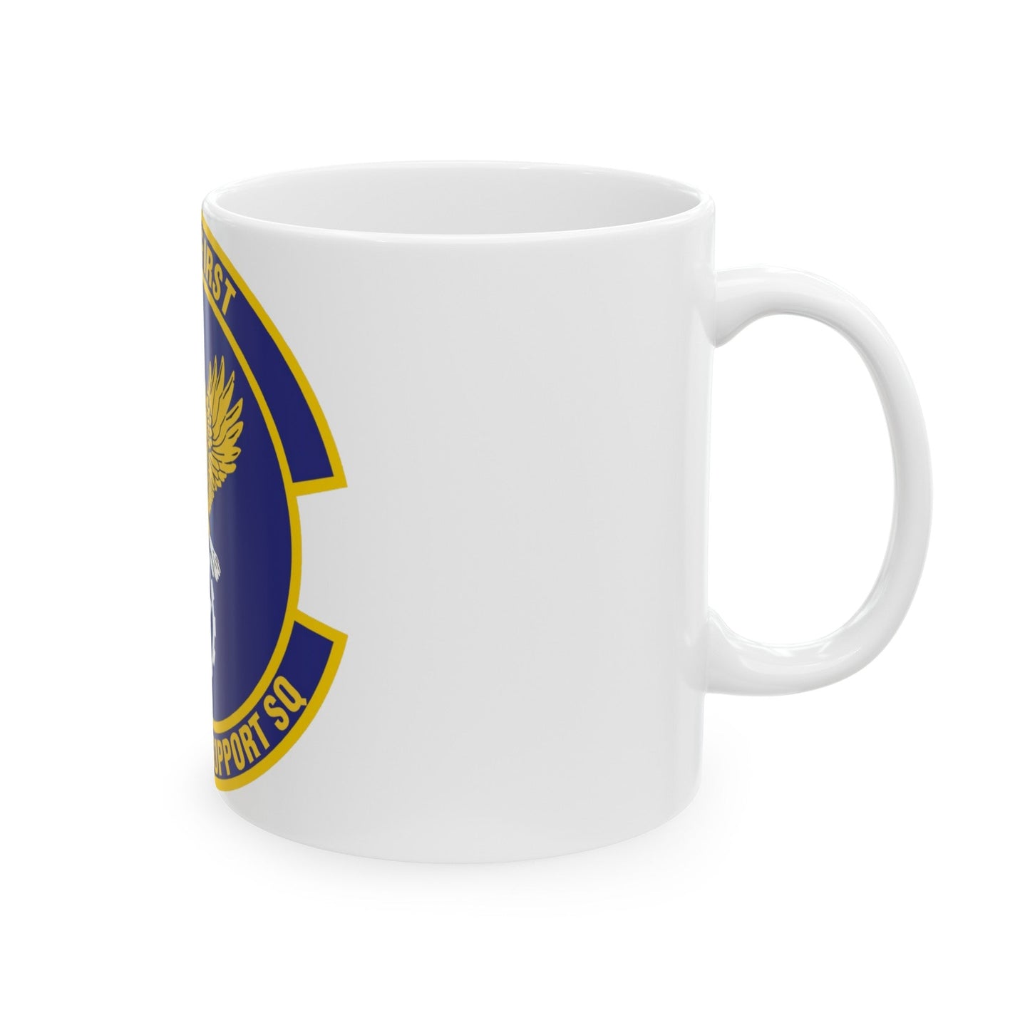 75th Mission Support Squadron (U.S. Air Force) White Coffee Mug-The Sticker Space