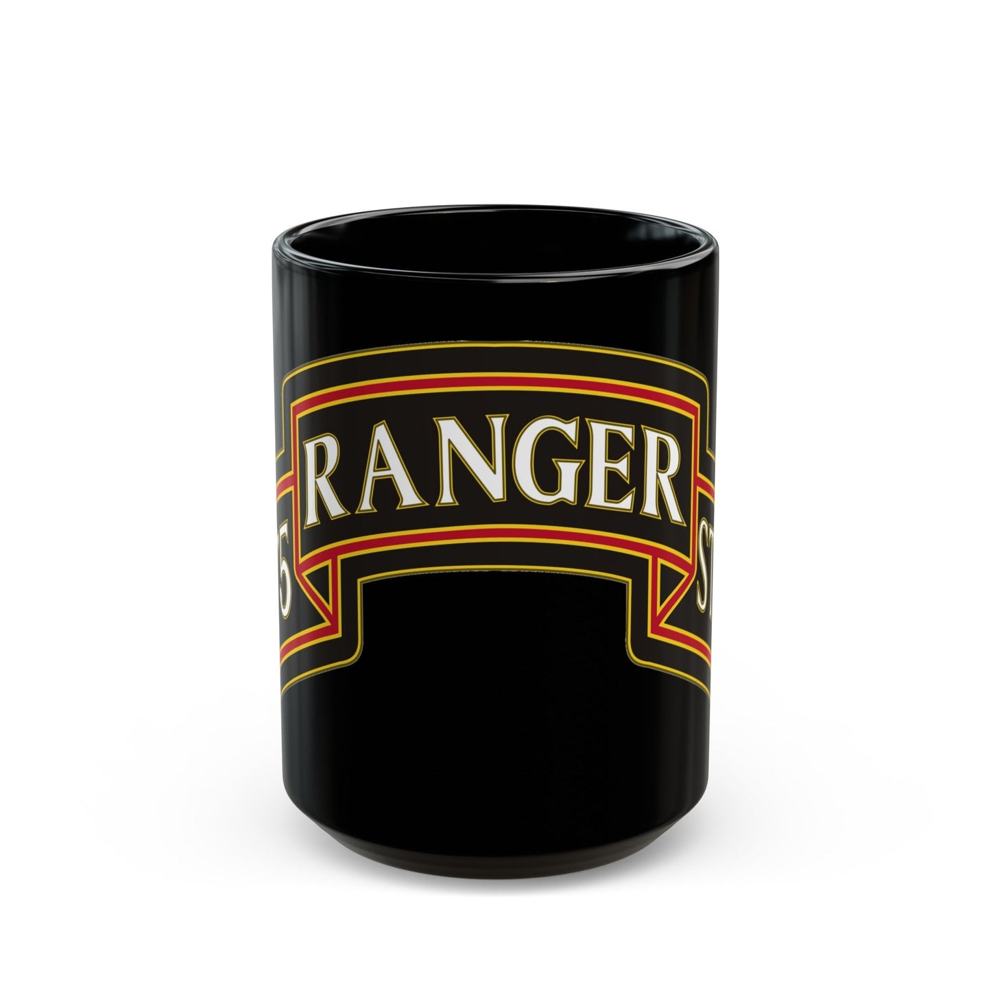 75th Ranger Regiment Regimental Reconnaissance Company (U.S. Army) Black Coffee Mug-15oz-The Sticker Space