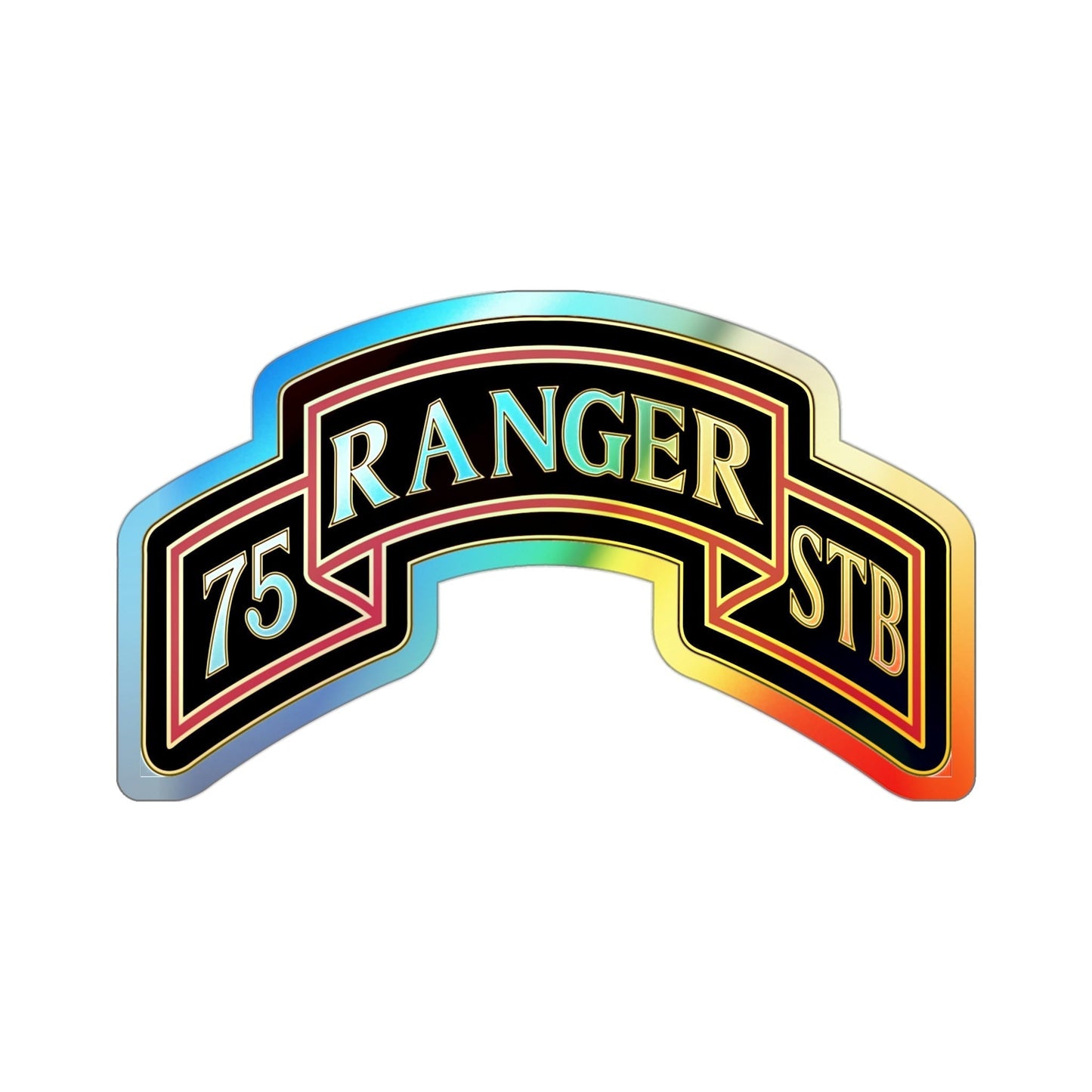 75th Ranger Regiment Regimental Reconnaissance Company (U.S. Army) Holographic STICKER Die-Cut Vinyl Decal-3 Inch-The Sticker Space