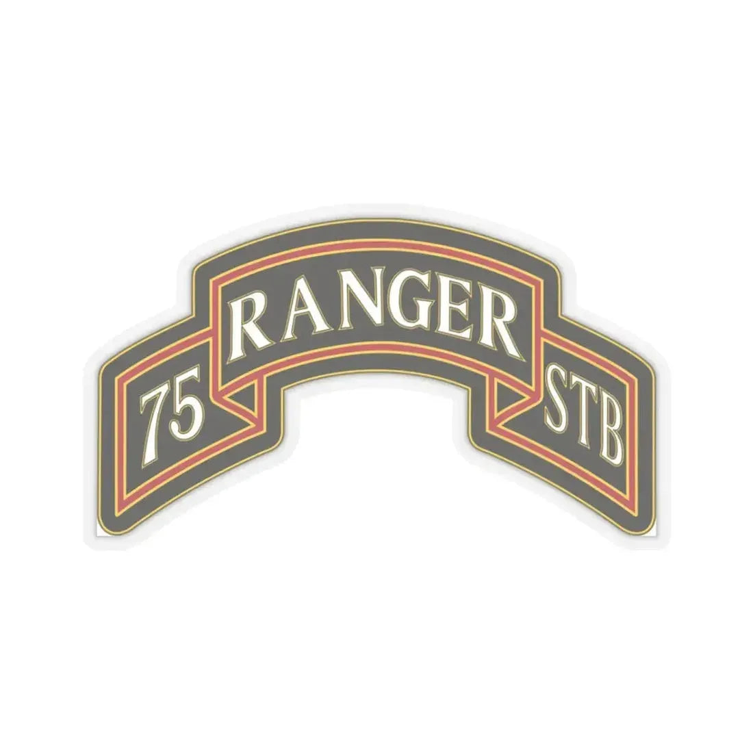 75th Ranger Regiment Regimental Reconnaissance Company (U.S. Army) STICKER Vinyl Kiss-Cut Decal 3 Inch Transparent - The Sticker Space