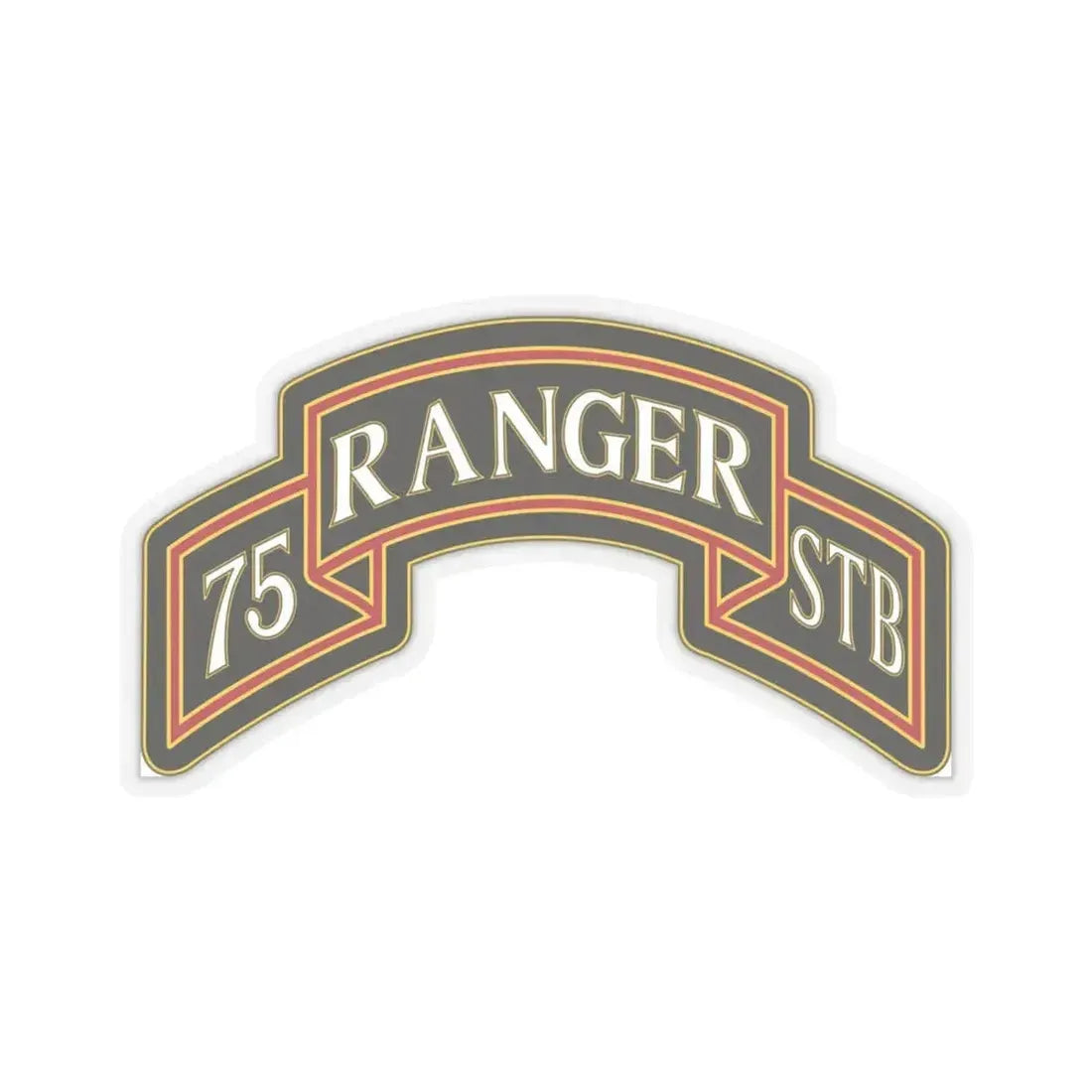 75th Ranger Regiment Regimental Reconnaissance Company (U.S. Army) STICKER Vinyl Kiss-Cut Decal 6 Inch Transparent - The Sticker Space