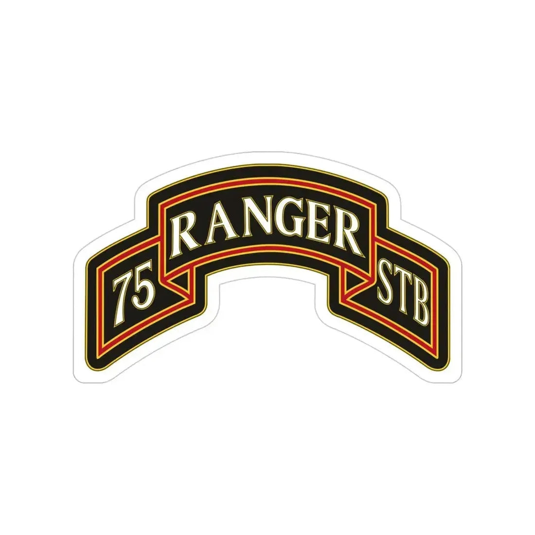 75th Ranger Regiment Regimental Reconnaissance Company (U.S. Army) Transparent STICKER Die-Cut Vinyl Decal 4 Inch - The Sticker Space