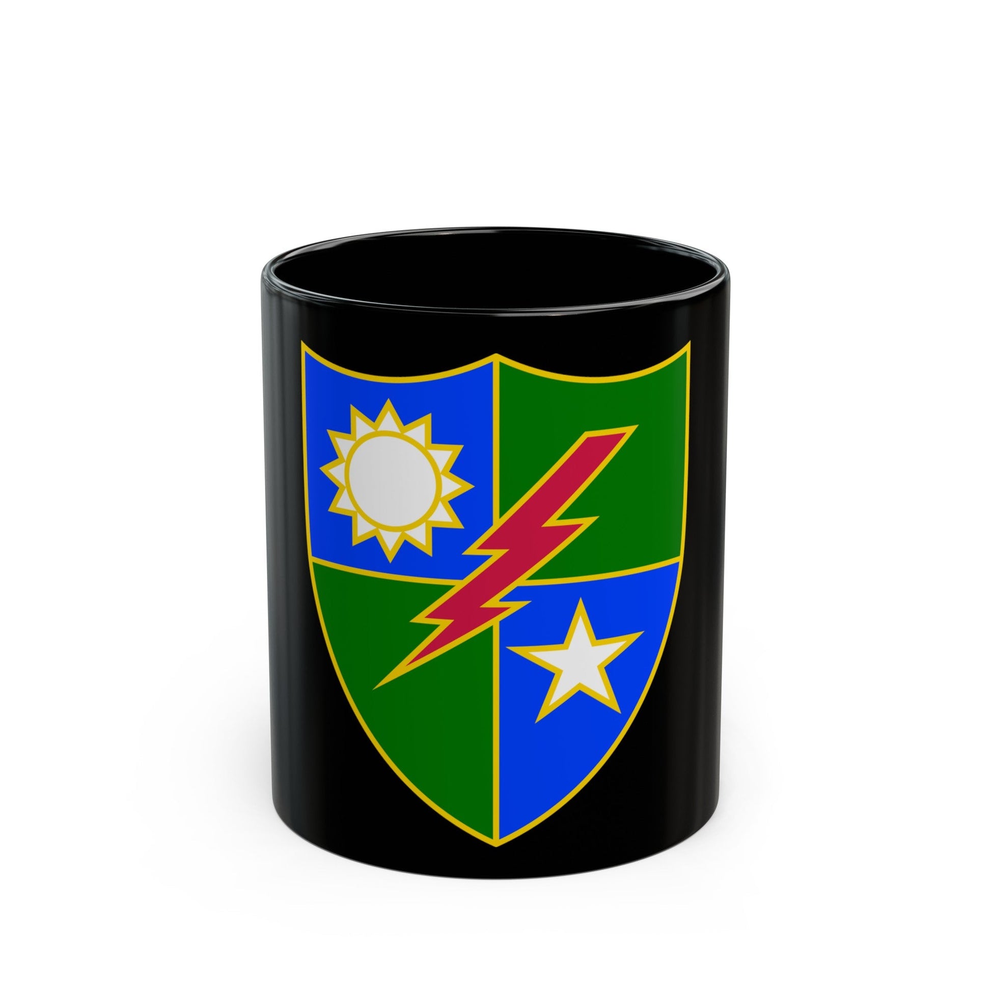 75th Ranger Regiment (U.S. Army) Black Coffee Mug-11oz-The Sticker Space