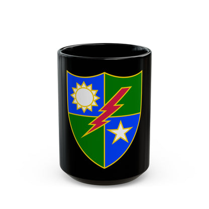 75th Ranger Regiment (U.S. Army) Black Coffee Mug-15oz-The Sticker Space