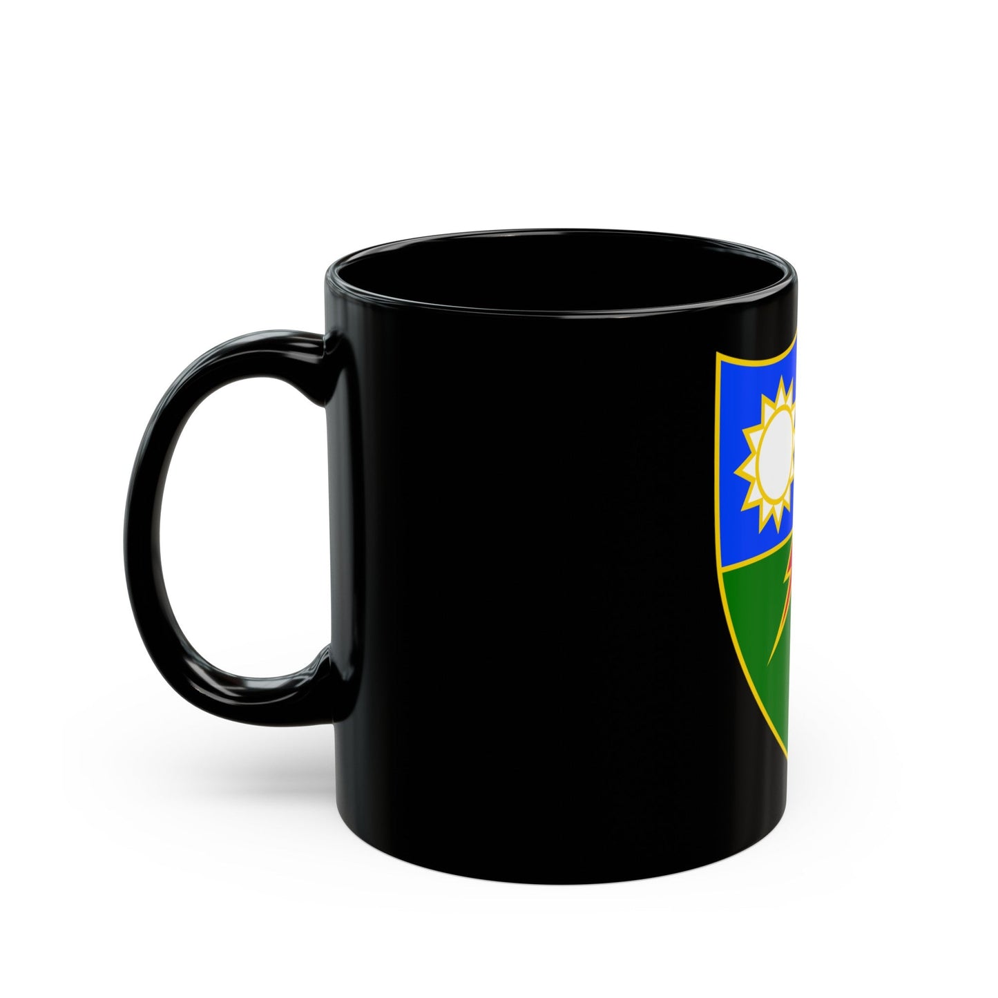 75th Ranger Regiment (U.S. Army) Black Coffee Mug-The Sticker Space