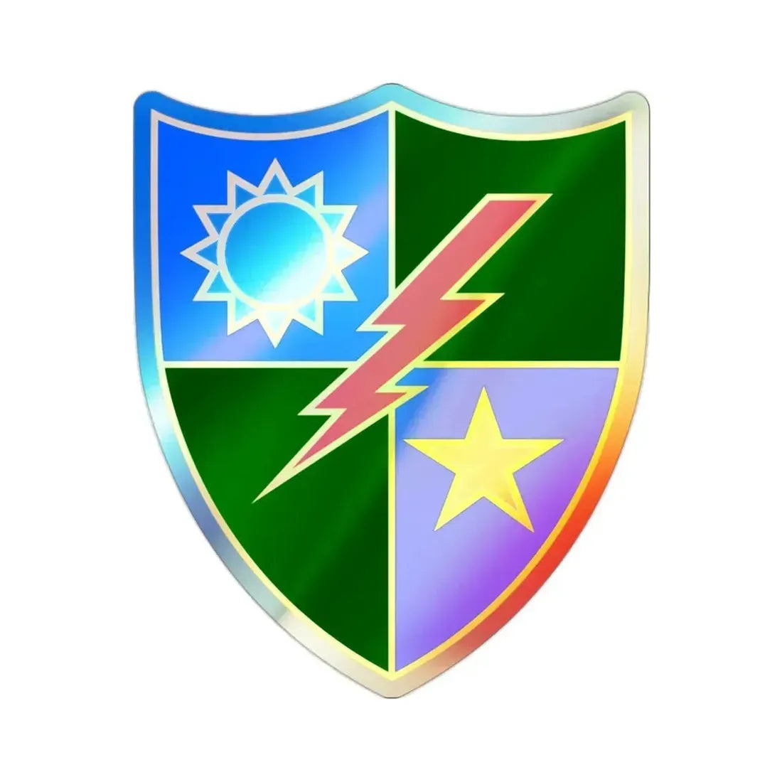 75th Ranger Regiment (U.S. Army) Holographic STICKER Die-Cut Vinyl Decal 2 Inch Holographic - The Sticker Space