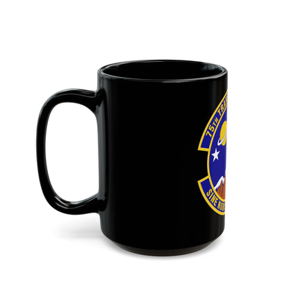 75th Transportation Squadron (U.S. Air Force) Black Coffee Mug-The Sticker Space