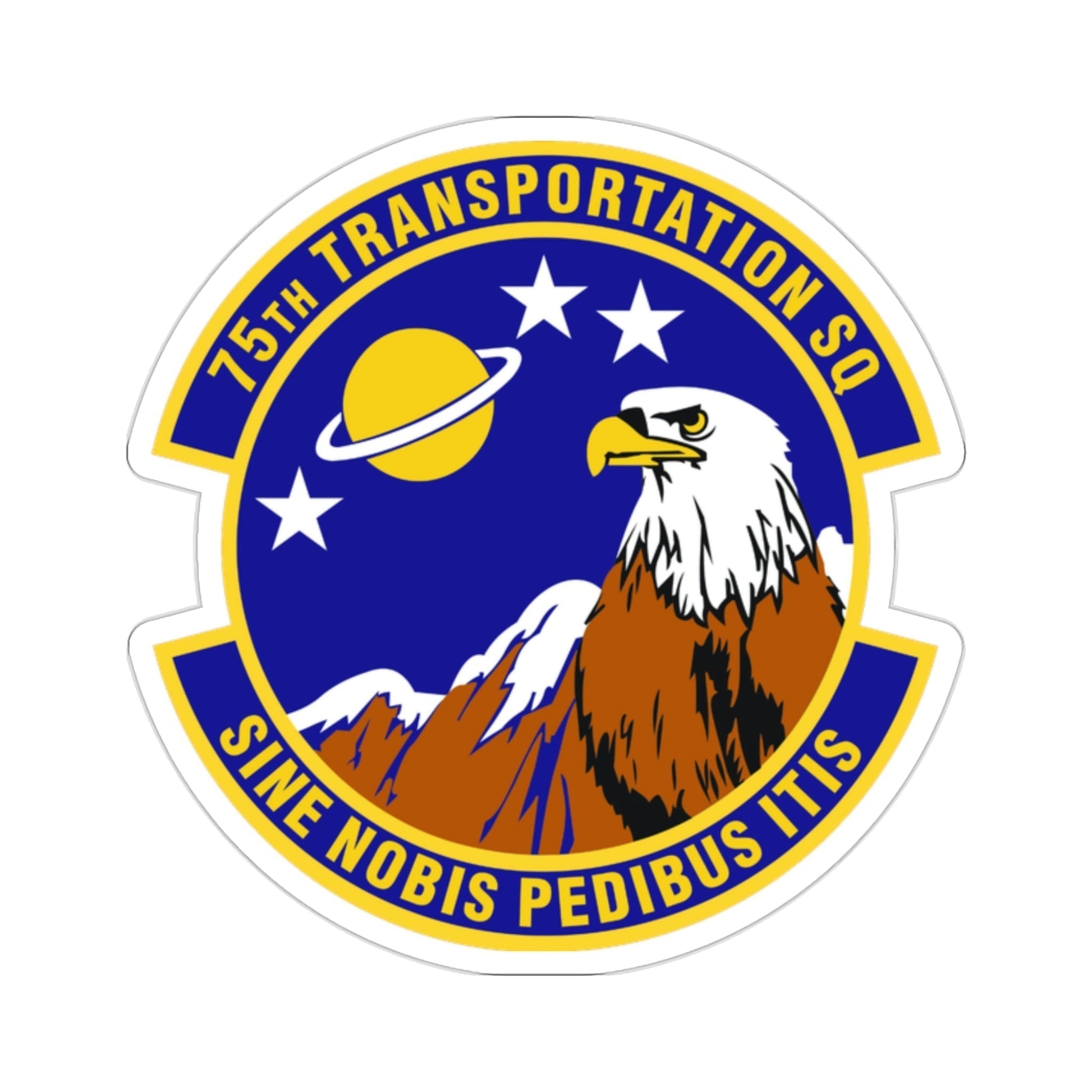 75th Transportation Squadron (U.S. Air Force) STICKER Vinyl Die-Cut Decal-2 Inch-The Sticker Space