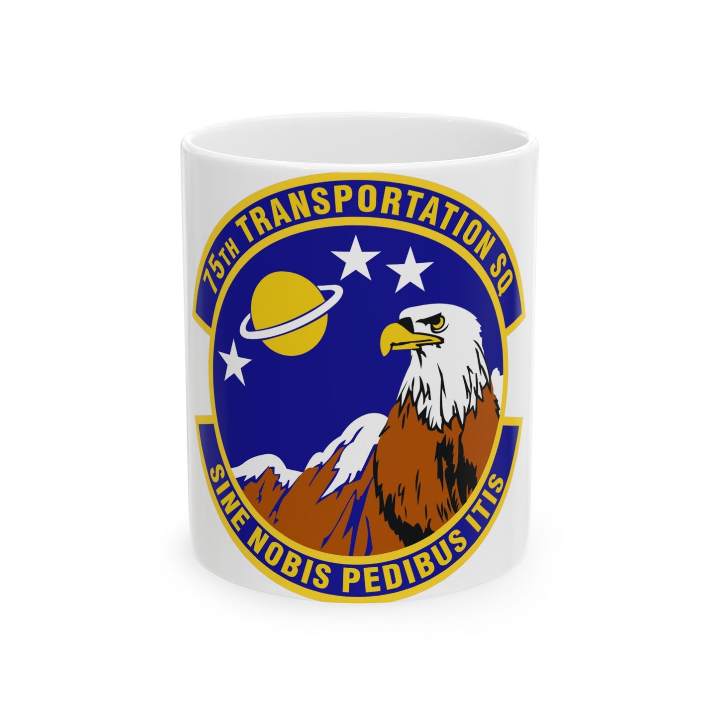75th Transportation Squadron (U.S. Air Force) White Coffee Mug-11oz-The Sticker Space