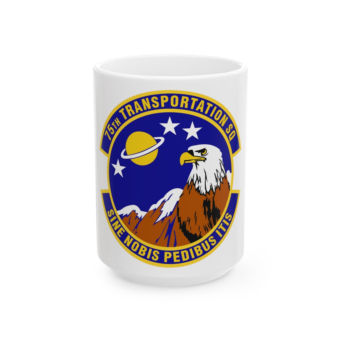 75th Transportation Squadron (U.S. Air Force) White Coffee Mug-15oz-The Sticker Space
