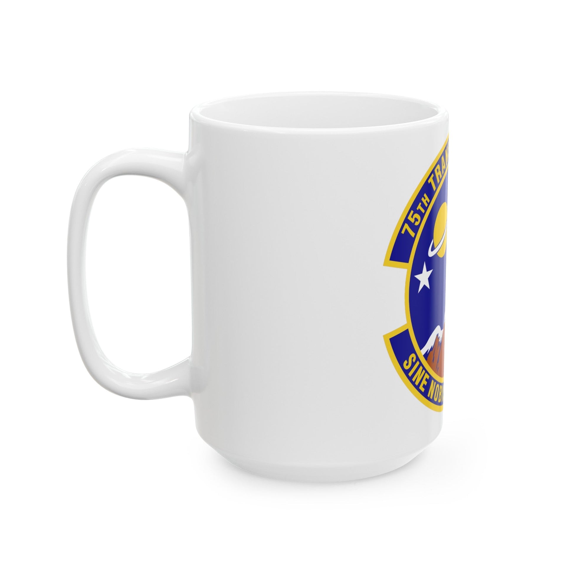 75th Transportation Squadron (U.S. Air Force) White Coffee Mug-The Sticker Space