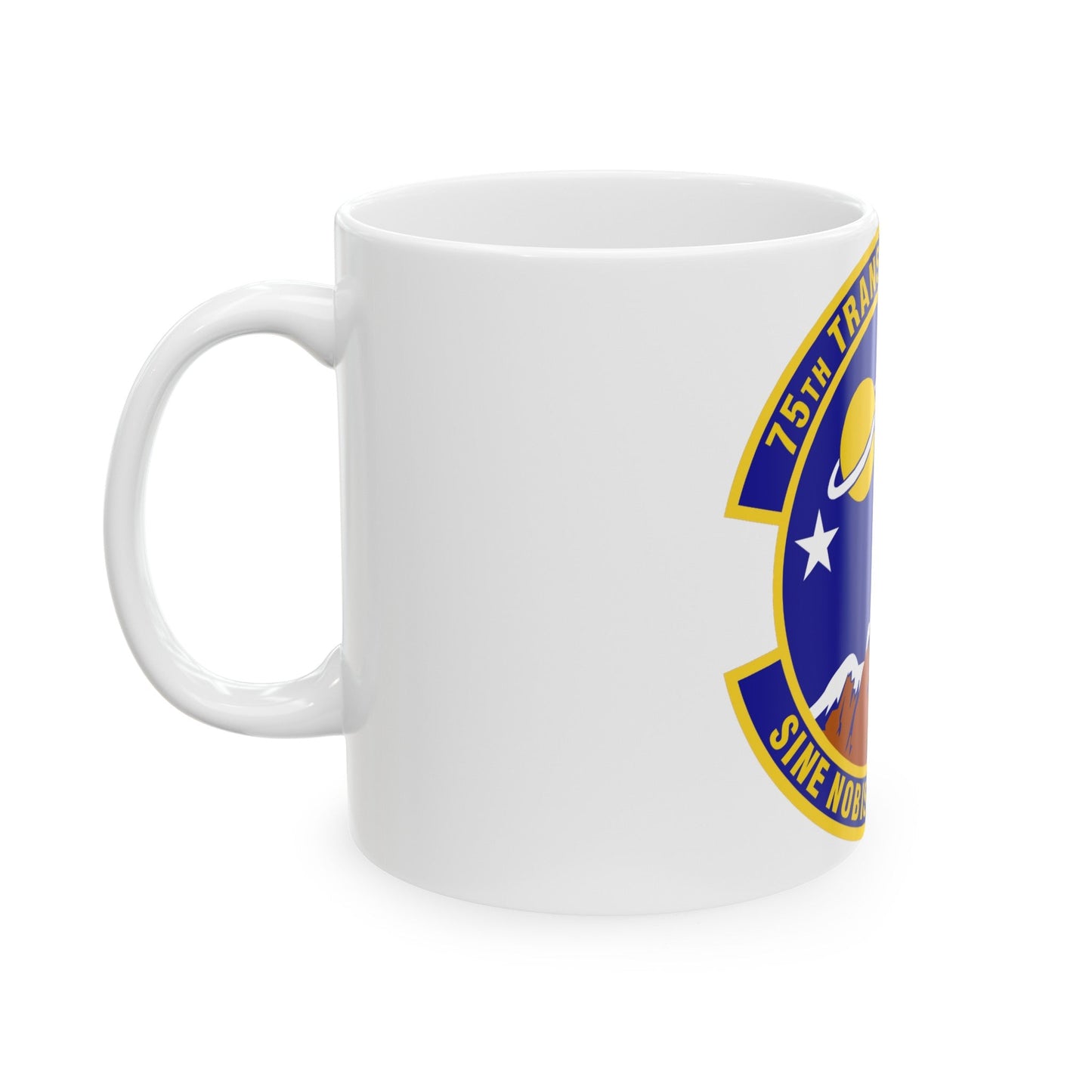 75th Transportation Squadron (U.S. Air Force) White Coffee Mug-The Sticker Space