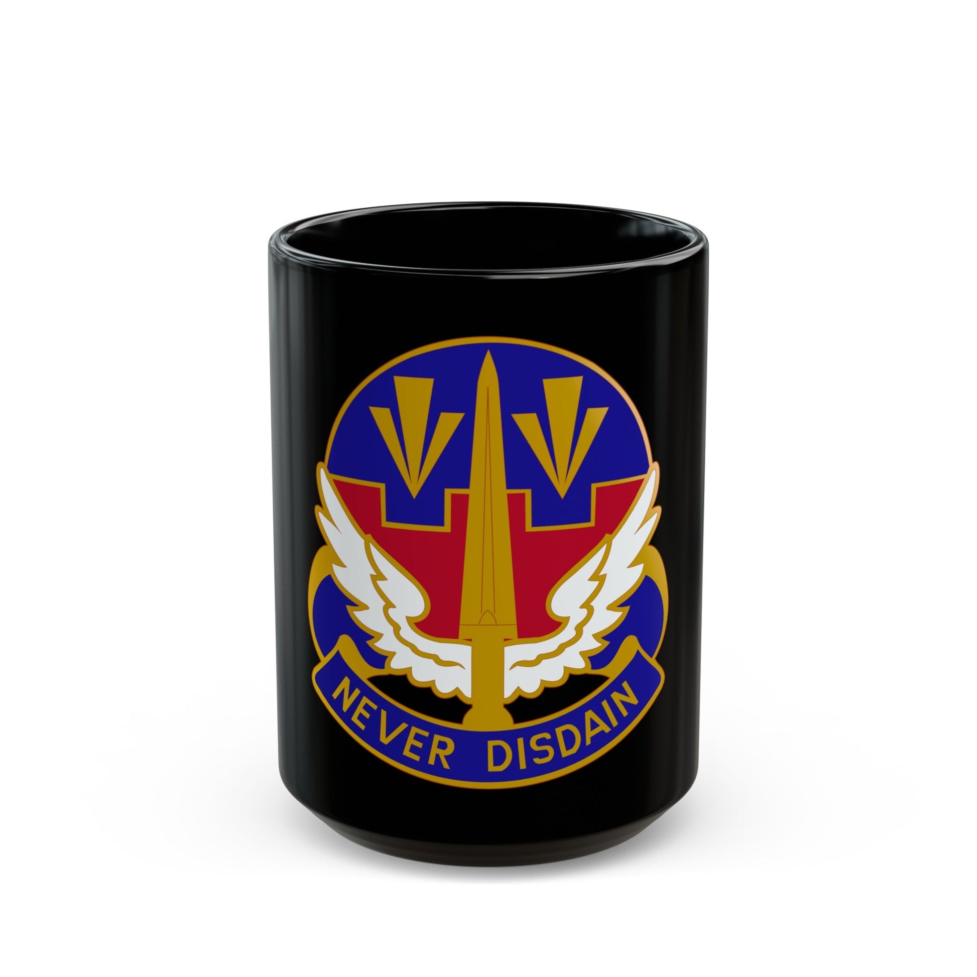 76 Aviation Group (U.S. Army) Black Coffee Mug-15oz-The Sticker Space