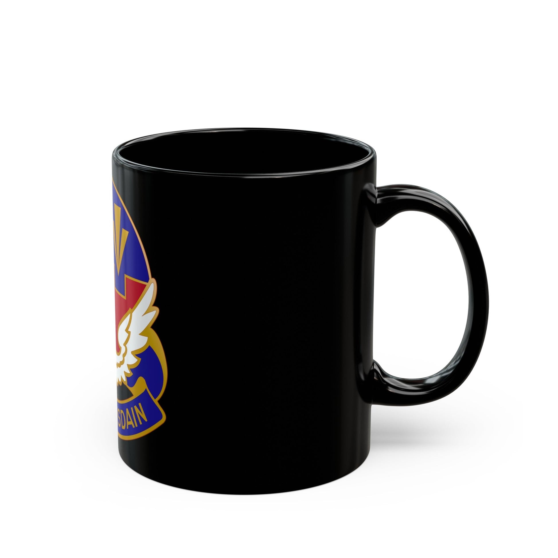 76 Aviation Group (U.S. Army) Black Coffee Mug-The Sticker Space
