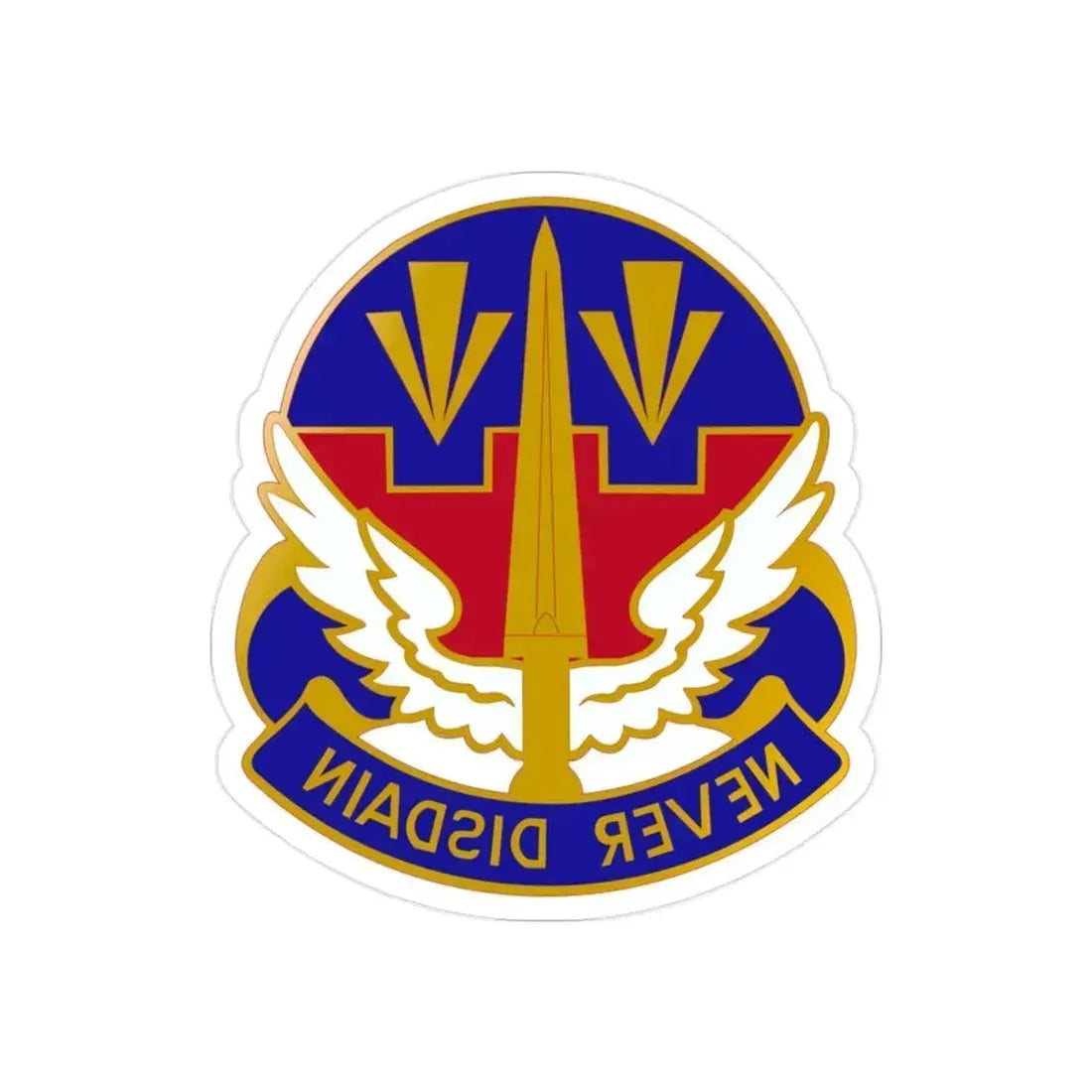 76 Aviation Group (U.S. Army) REVERSE PRINT Transparent Die-Cut STICKER - The Sticker Space