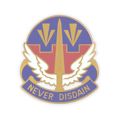 76 Aviation Group (U.S. Army) STICKER Vinyl Kiss-Cut Decal 6 Inch Transparent - The Sticker Space