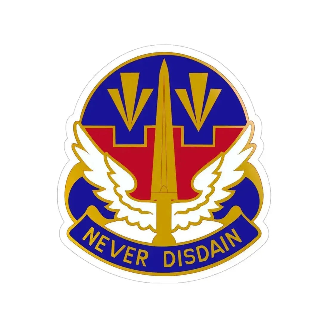 76 Aviation Group (U.S. Army) Transparent STICKER Die-Cut Vinyl Decal 4 Inch - The Sticker Space