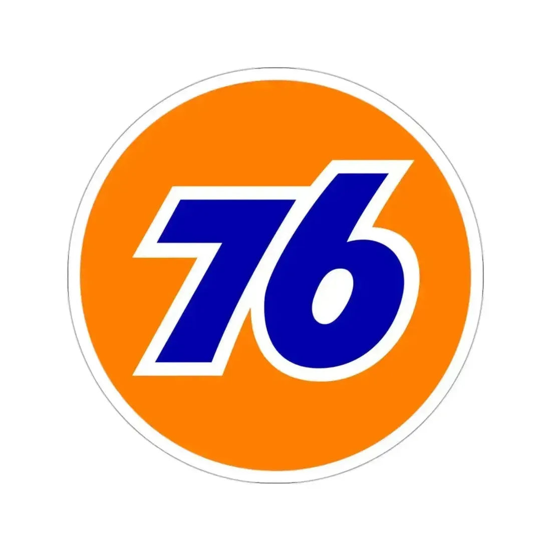 76 Gas Station Logo STICKER Vinyl Die-Cut Decal 3 Inch - The Sticker Space