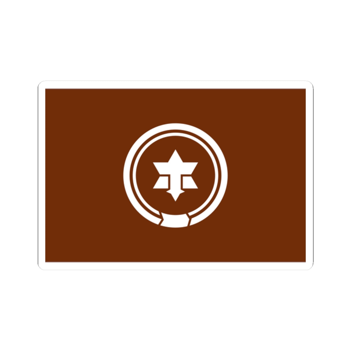 Flag of Matsumoto Nagano (Japan) STICKER Vinyl Kiss-Cut Decal