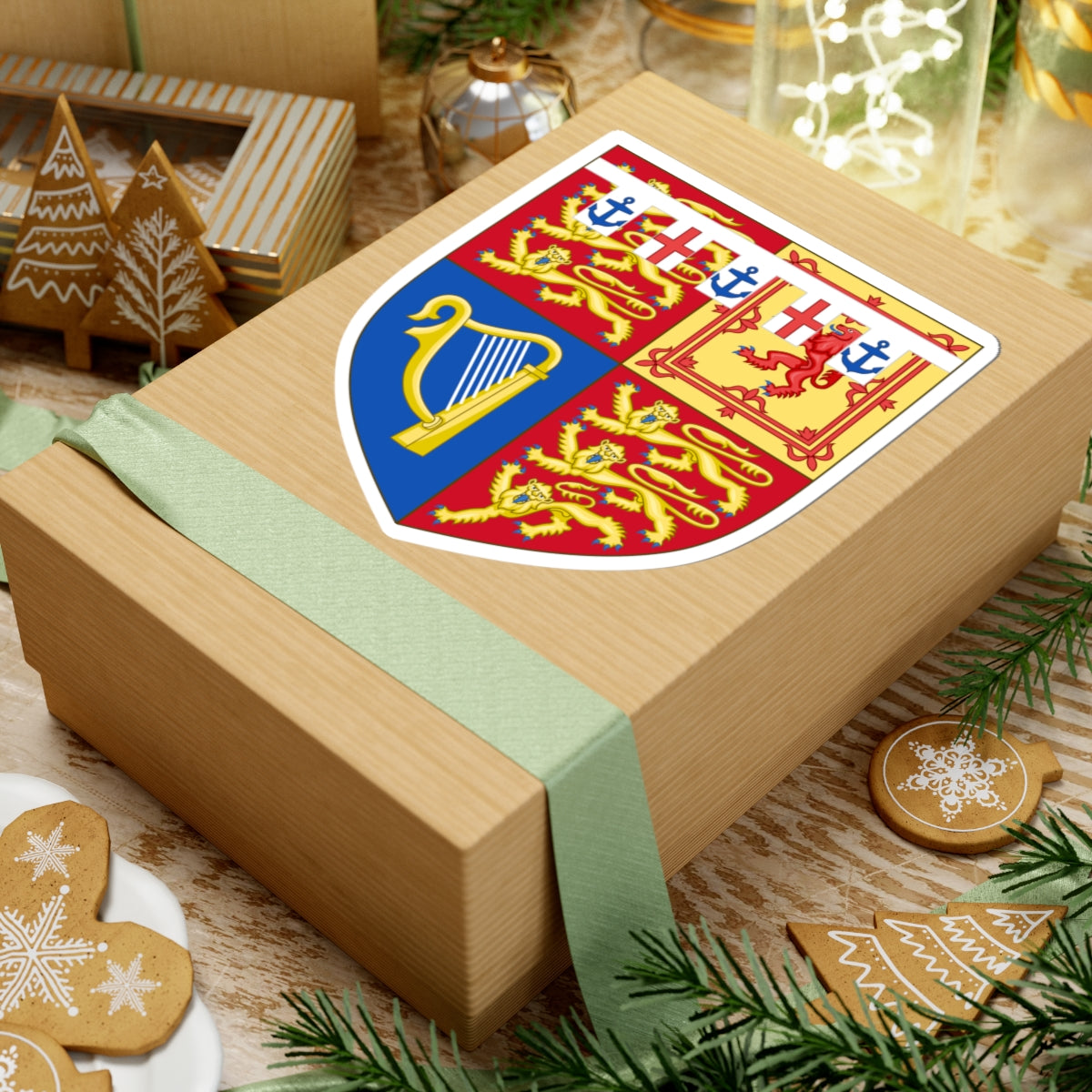 Arms of Edward Duke of Kent (United Kingdom) (Coat of Arms) STICKER Vinyl Kiss-Cut Decal