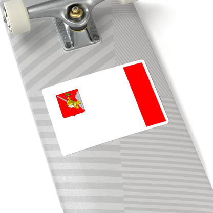 Flag of Vologda Oblast variant (Russia) STICKER Vinyl Kiss-Cut Decal
