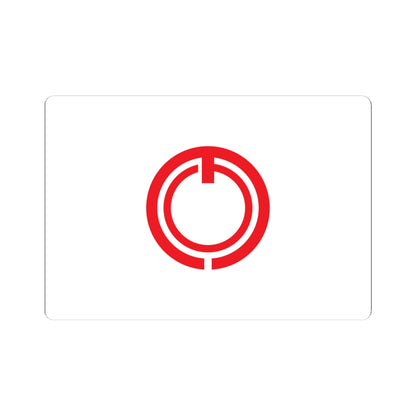 Flag of Shimosuwa Nagano (Japan) STICKER Vinyl Kiss-Cut Decal