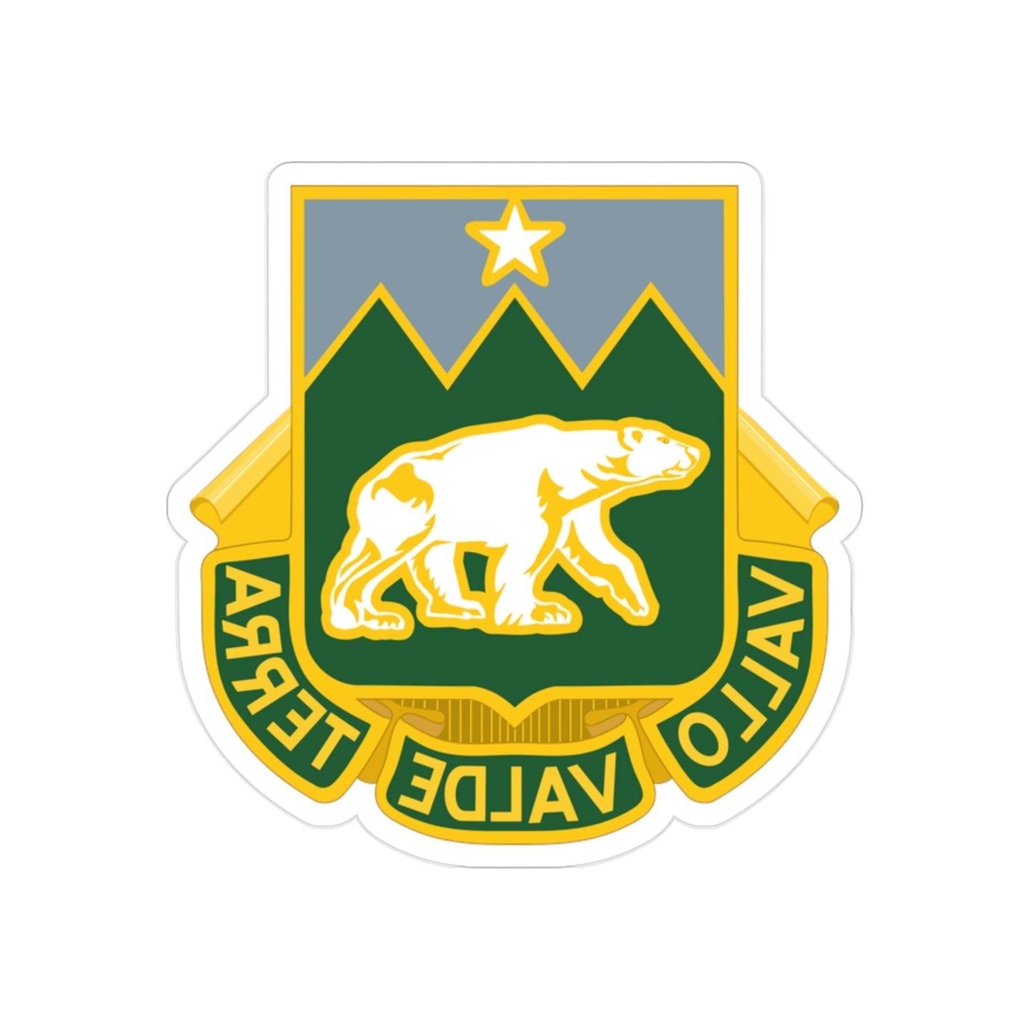 761 Military Police Battalion (U.S. Army) REVERSE PRINT Transparent STICKER-2 Inch-The Sticker Space