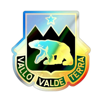 761 Military Police Battalion (U.S. Army) Holographic STICKER Die-Cut Vinyl Decal 5 Inch Holographic - The Sticker Space