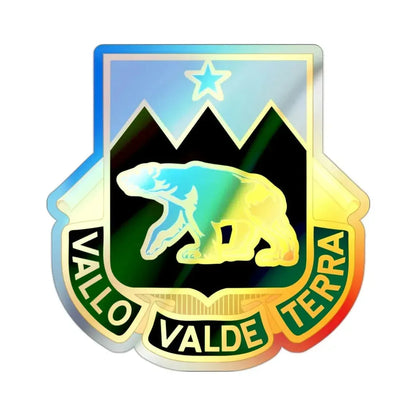 761 Military Police Battalion (U.S. Army) Holographic STICKER Die-Cut Vinyl Decal - The Sticker Space